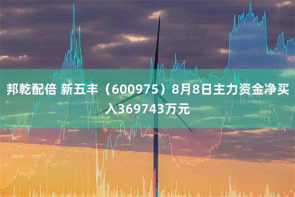邦乾配倍 新五丰(600975)8月8日主力资金净买入369743万元