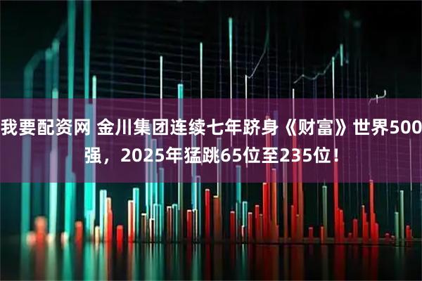 我要配资网 金川集团连续七年跻身《财富》世界500强，2025年猛跳65位至235位！